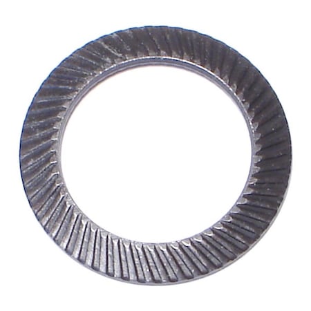 Midwest Fastener Split Lock Washer, For Screw Size 9/16 in Steel, Zinc Plated Finish, 12 PK 77227